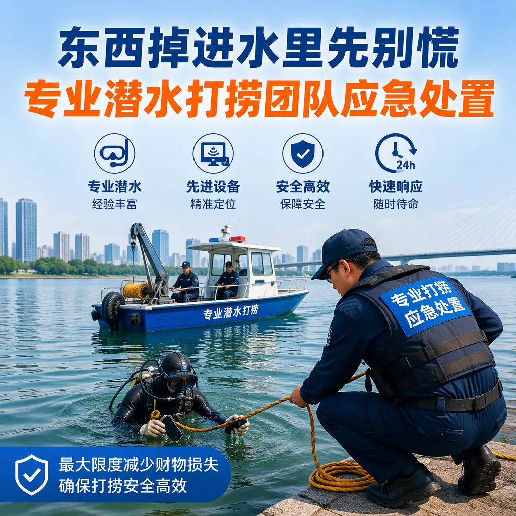 三江东西掉进水里先别慌，专业潜水打捞团队应急处置